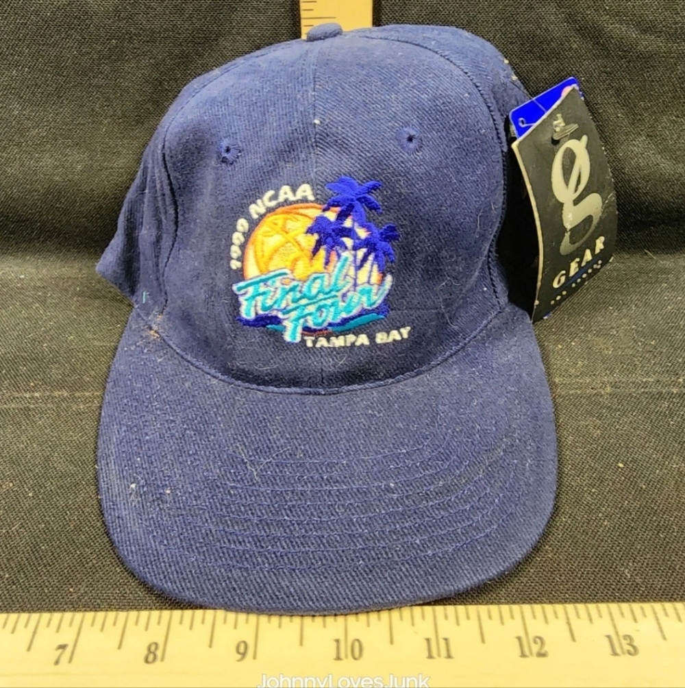 Vintage Gear 1999 NCAA Final 4 Tampa Bay Trucker Strapback Hat Unisex New w/ Tag